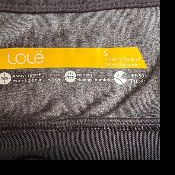 Lole Women's Athletic Shorts Moisture Wicking 4-Way Stretch Black Small‎ Biking - Picture 2 of 13